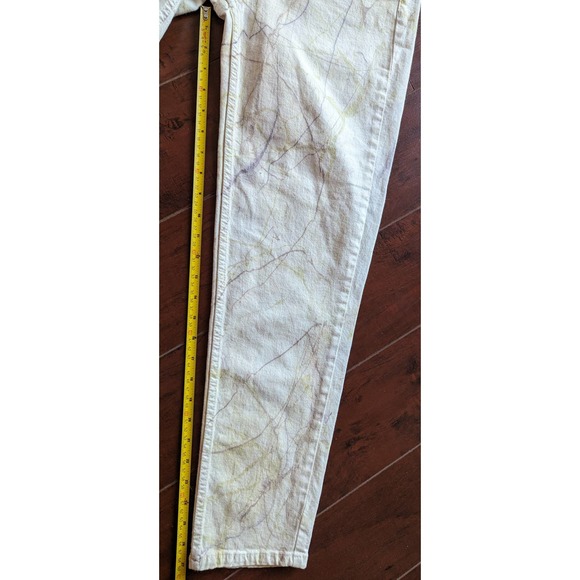 Guess Marble Print Mom Jeans Size 26 - Picture 13 of 16